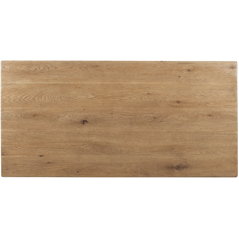 Driftwood Rectangle Cocktail Table in Light Brown Wood by Hooker Furniture
