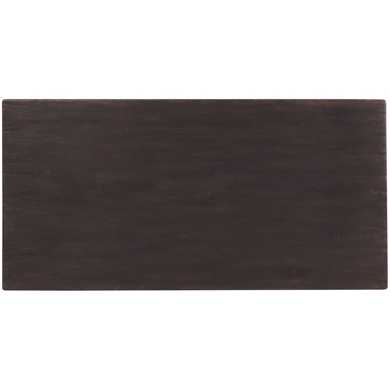 Driftwood Rectangle Cocktail Table in Black Wood by Hooker Furniture