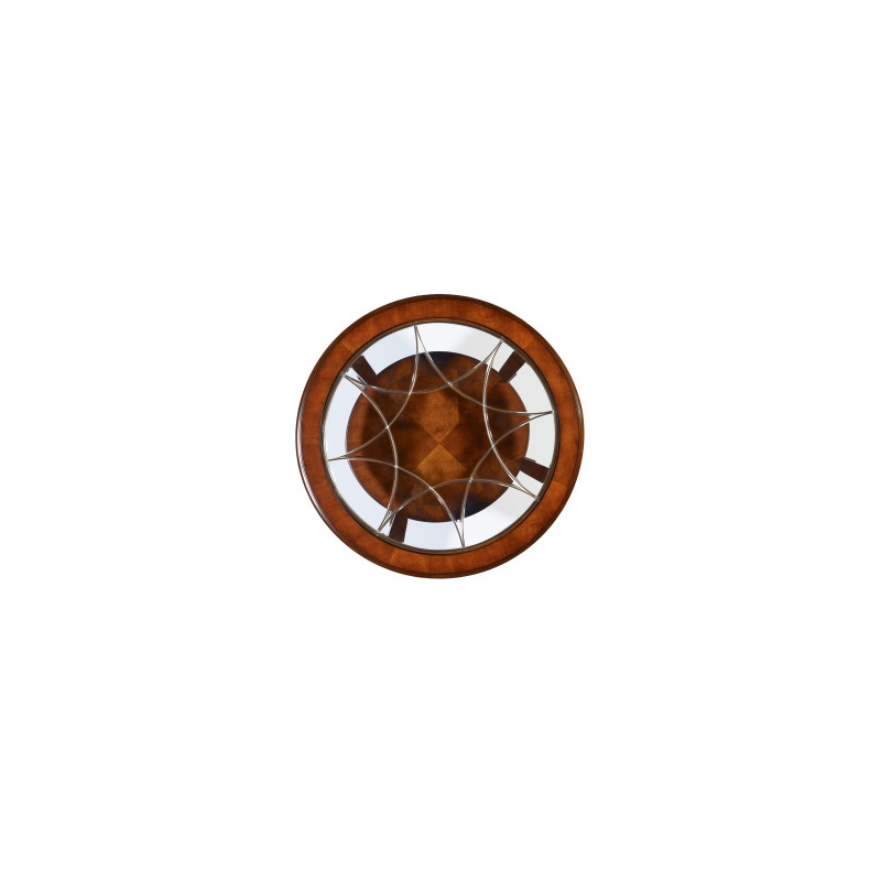 Hooker Furniture Brookhaven Round Cocktail Table in Clear Cherry