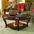 Hooker Furniture Brookhaven Round Cocktail Table in Clear Cherry