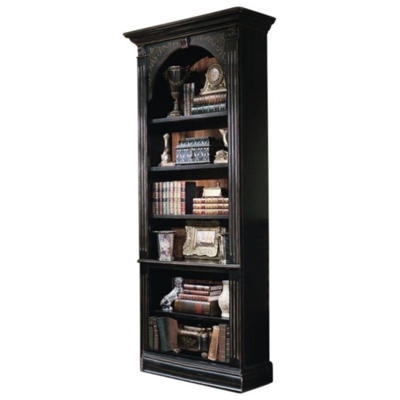 5 Shelf Black Bookcase, Ameriwood Bookcase Assembly Instructions