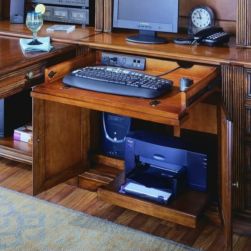 Hooker Furniture Brookhaven 32 Computer Desk In Clear Cherry