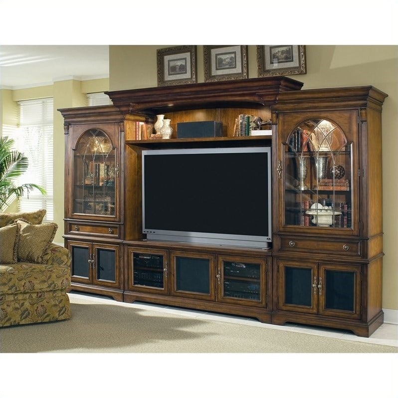 Hooker Furniture Brookhaven Home Theater Group with 65 Inch Console