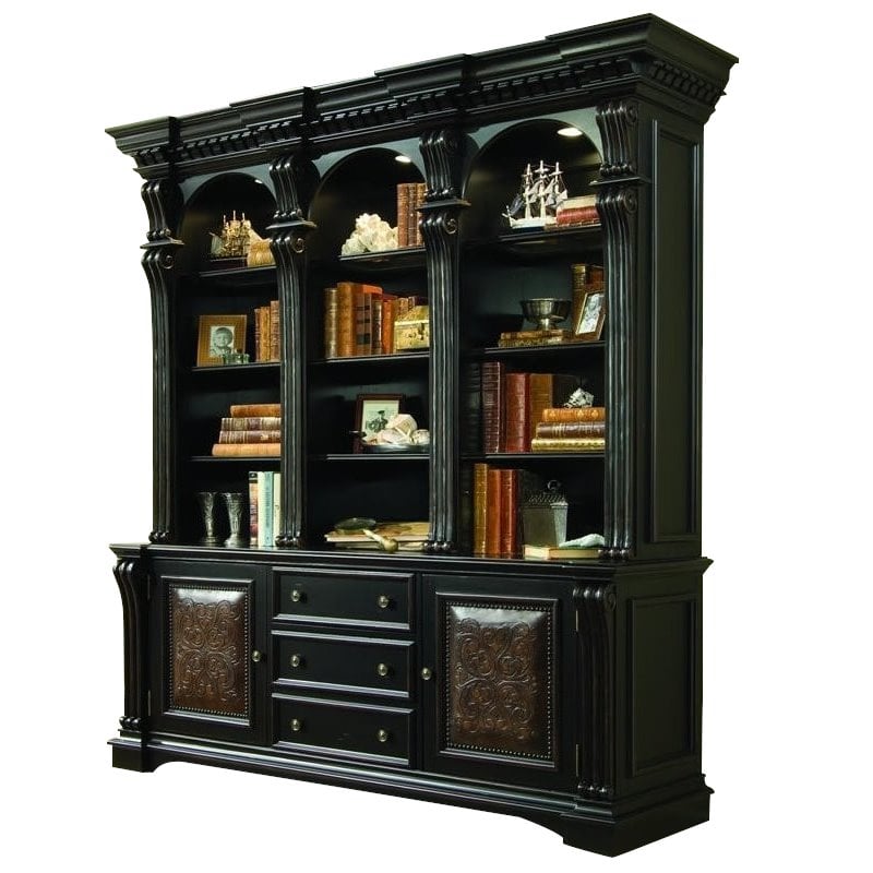 Furniture Telluride 12 Shelf, Bookcase With Bottom Cabinet