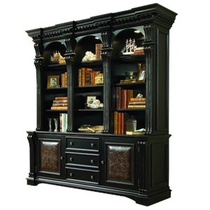 hooker furniture telluride 12 shelf bookcase with bottom storage