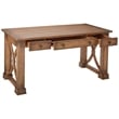 Melange Architectural Writing Desk in Natural Oak Wood Finish by Hooker