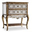 Hooker Furniture Bedroom Sanctuary Mirrored Leg Nightstand-Bling