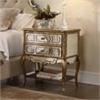 Hooker Furniture Bedroom Sanctuary Mirrored Leg Nightstand-Bling
