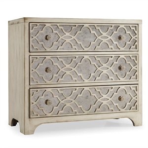 Hooker Furniture Sanctuary Wood Fretwork Accent Chest in Natural