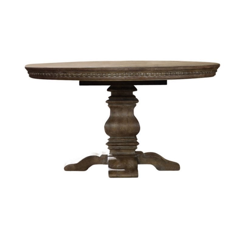 Furniture Sorella Round Pedestal, Round Pedestal Dining Table With Leaf