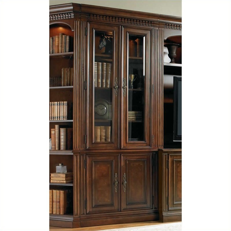 Hooker Furniture European Renaissance Ii Glass Door Bookcase In