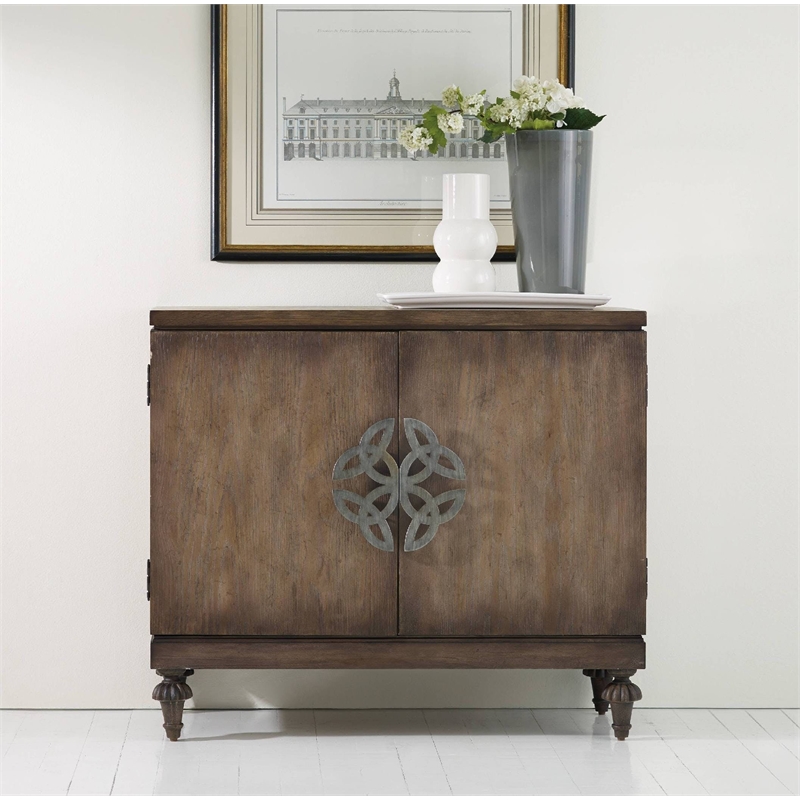 Hooker Furniture Melange Savion Accent Chest in Dark Wood Finish
