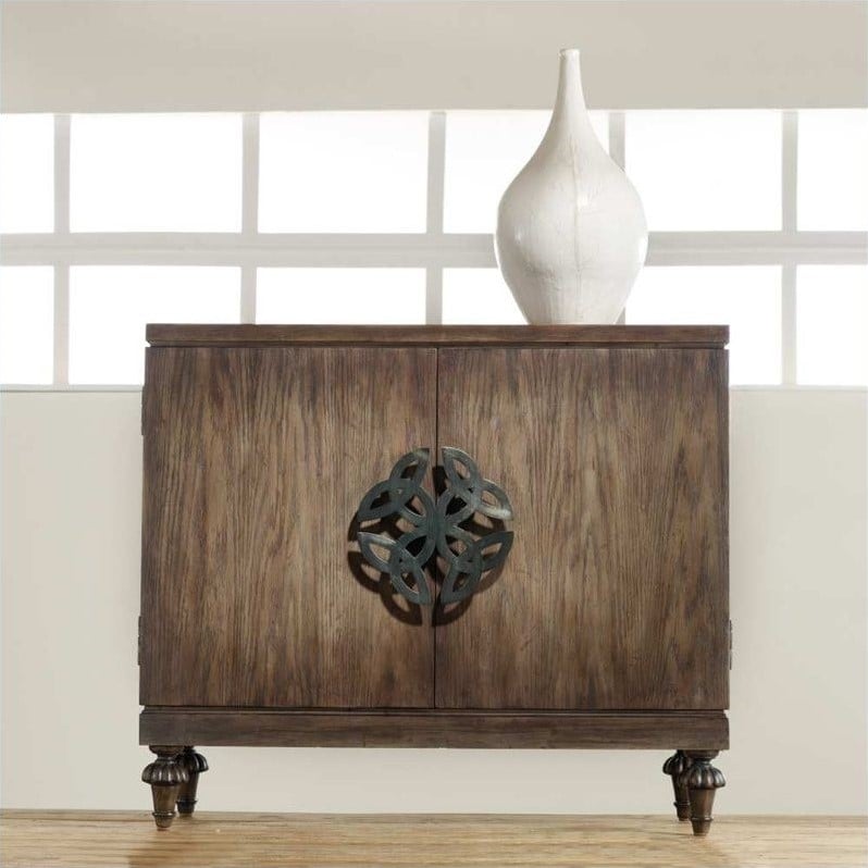 Hooker Furniture Melange Savion Accent Chest in Dark Wood Finish