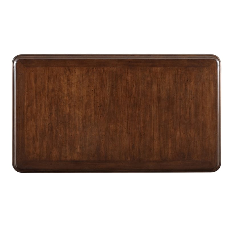 Computer Leg Desk in Cherry Brown Wood Finish by Hooker Furniture