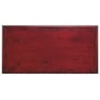 Hooker Furniture Adagio Wood Bombe Accent Chest in Distressed Red