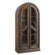 Hooker Furniture Rhapsody Bunching Curio in Rustic Walnut