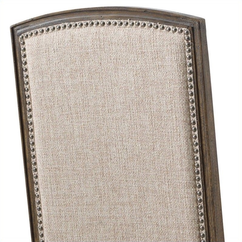 Hooker Furniture Rhapsody Insignia  Dining Chair in Rustic Walnut