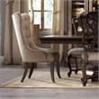 Hooker Furniture Rhapsody Tufted Dining Chair in Rustic Walnut