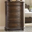 Hooker Furniture Rhapsody 5-Drawer Chest in Rustic Walnut