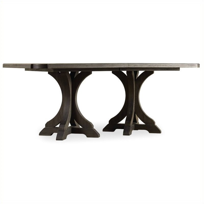 Furniture Corsica 79 Rectangular Pedestal Dining Table With Furniture Corsica 79