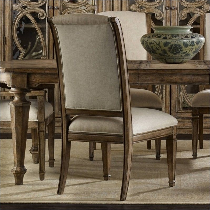 Hooker Furniture Solana Upholstered Dining Chair in Light Oak - 5291-75510