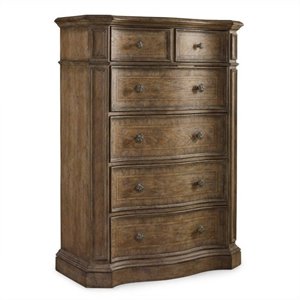 hooker furniture bedroom solana six-drawer chest