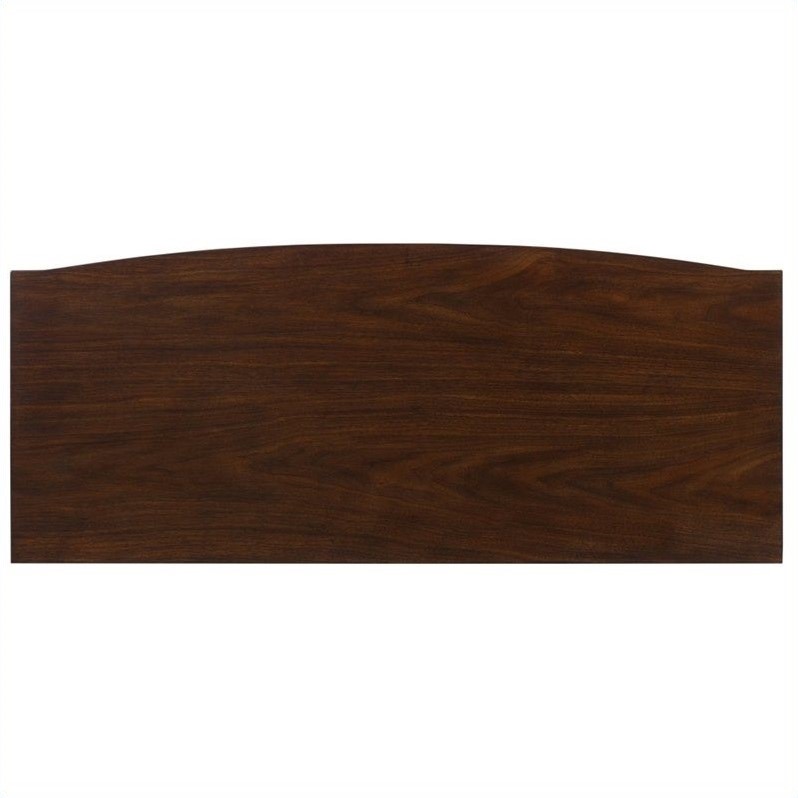 Melange 2-Drawer Wood Medallion Console in Walnut by Hooker Furniture