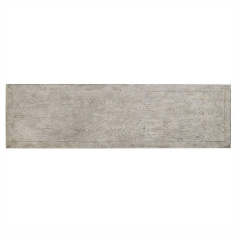 Hooker Furniture Melange 4-Door Diamante Console in Weathered Gray