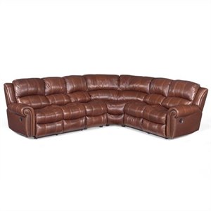 Hooker Furniture 4-Piece Leather Reclining Secti..