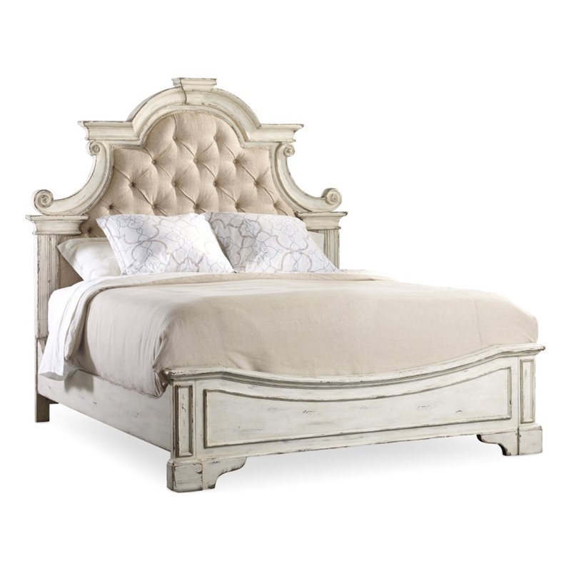 Furniture Sanctuary California King Upholstered Bed In Chalky Furniture Sanctuary California King Upholstered Bed In Chalky White 5403 90860