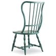 Sanctuary Spindle Back Wood Dining Chair in Blue Finish by Hooker Furniture