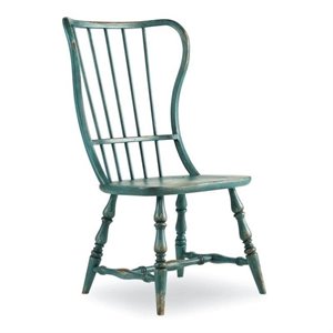 Hooker Furniture Sanctuary Spindle Dining Chair in Blue