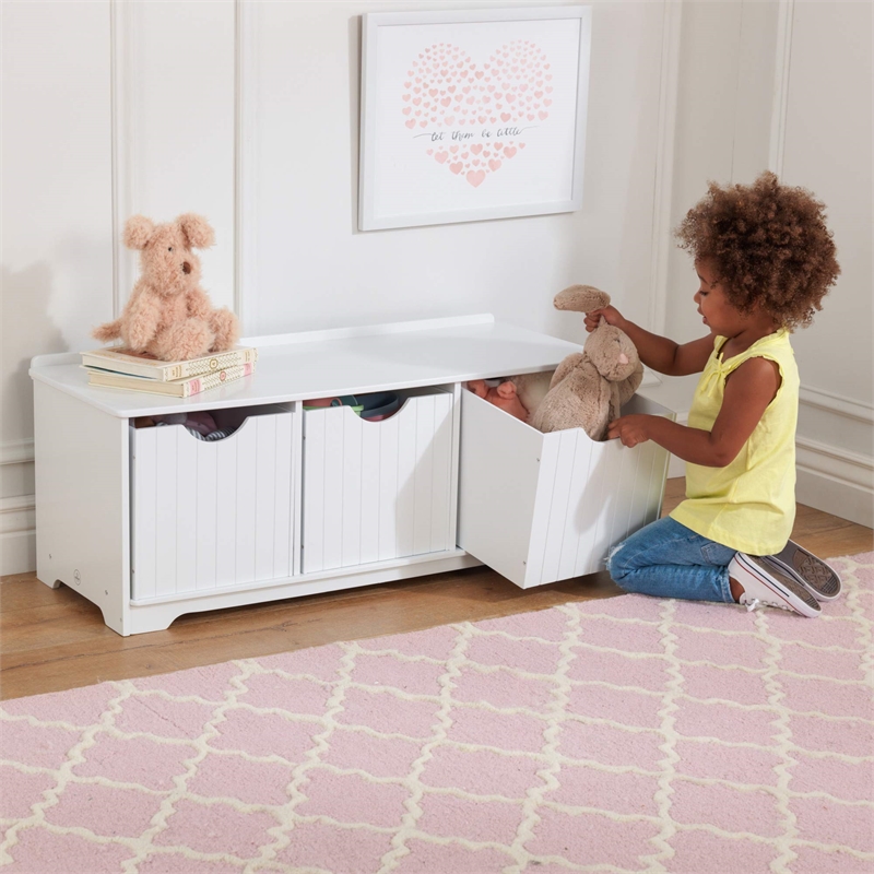 KidKraft Nantucket Storage Bin and Bench