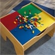 KidKraft 2-in-1 Activity Table with Train Set in Natural