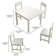 KidKraft Farmhouse Table & Chair Set