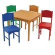 KidKraft Nantucket Table and 4 Chair Set in Primary