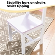 KidKraft Heart Wood Table and 2 Chair Set in Multi-Color