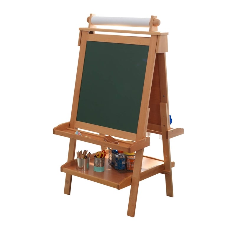 KidKraft Deluxe Wood Easel with Paper Roll