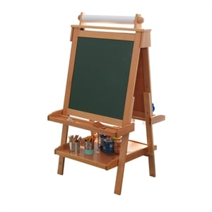 KidKraft Deluxe Wood Easel with Paper Roll