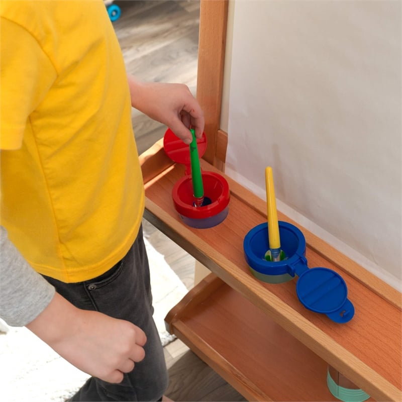 KidKraft Deluxe Wood Easel with Paper Roll