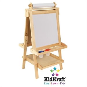 kidkraft deluxe wood easel with paper roll