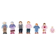 KidKraft Doll House Doll Family of 7 - Caucasian in Multi-Color Fabric