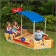 KidKraft Pirate San Boat Kids Play Sandbox