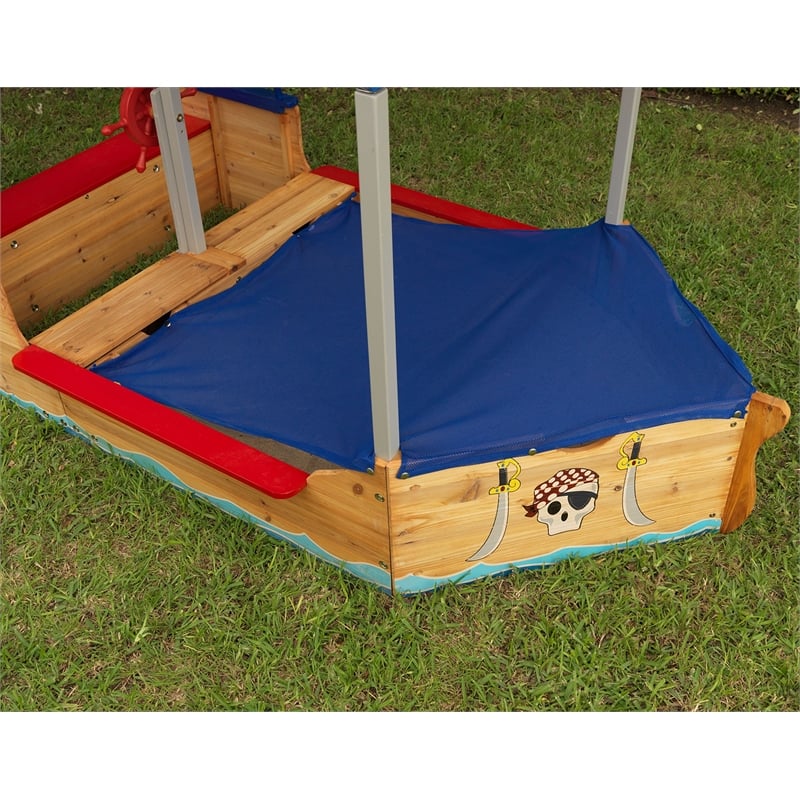 KidKraft Pirate San Boat Kids Play Sandbox