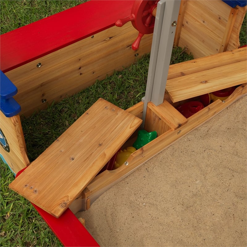 KidKraft Pirate San Boat Kids Play Sandbox