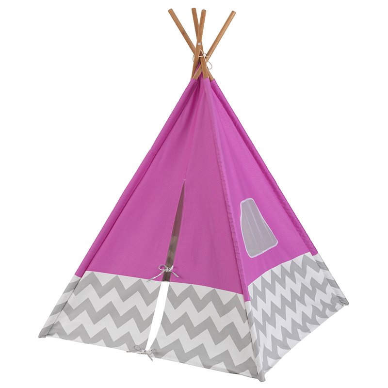 Kidkraft Deluxe Play Teepee Tent In Pink Cymax Business