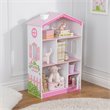KidKraft Dollhouse Bookcase in Pink and White