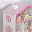 KidKraft Dollhouse Bookcase in Pink and White