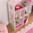 KidKraft Dollhouse Bookcase in Pink and White