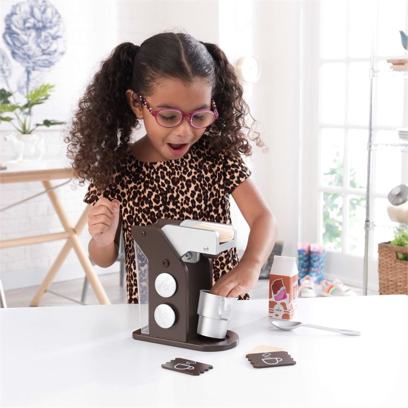KidKraft Coffee Play Set in Espresso